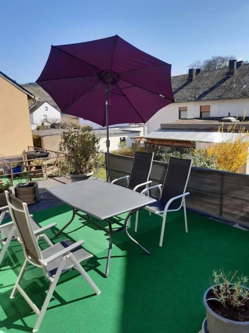 Ferienwohnung Philippi - Moselblick Mit Grosser Dachterrasse, 75 Qm, Hunde Willkommen Mehring (Rhineland-Palatinate) Exterior foto